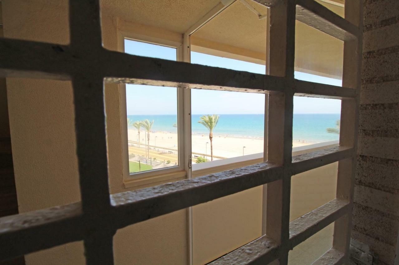 Апартаменти 1A Linea Playa San Juan. Vistas. Piscina. Bbq. Gym Ел-Кампельйо Екстер'єр фото