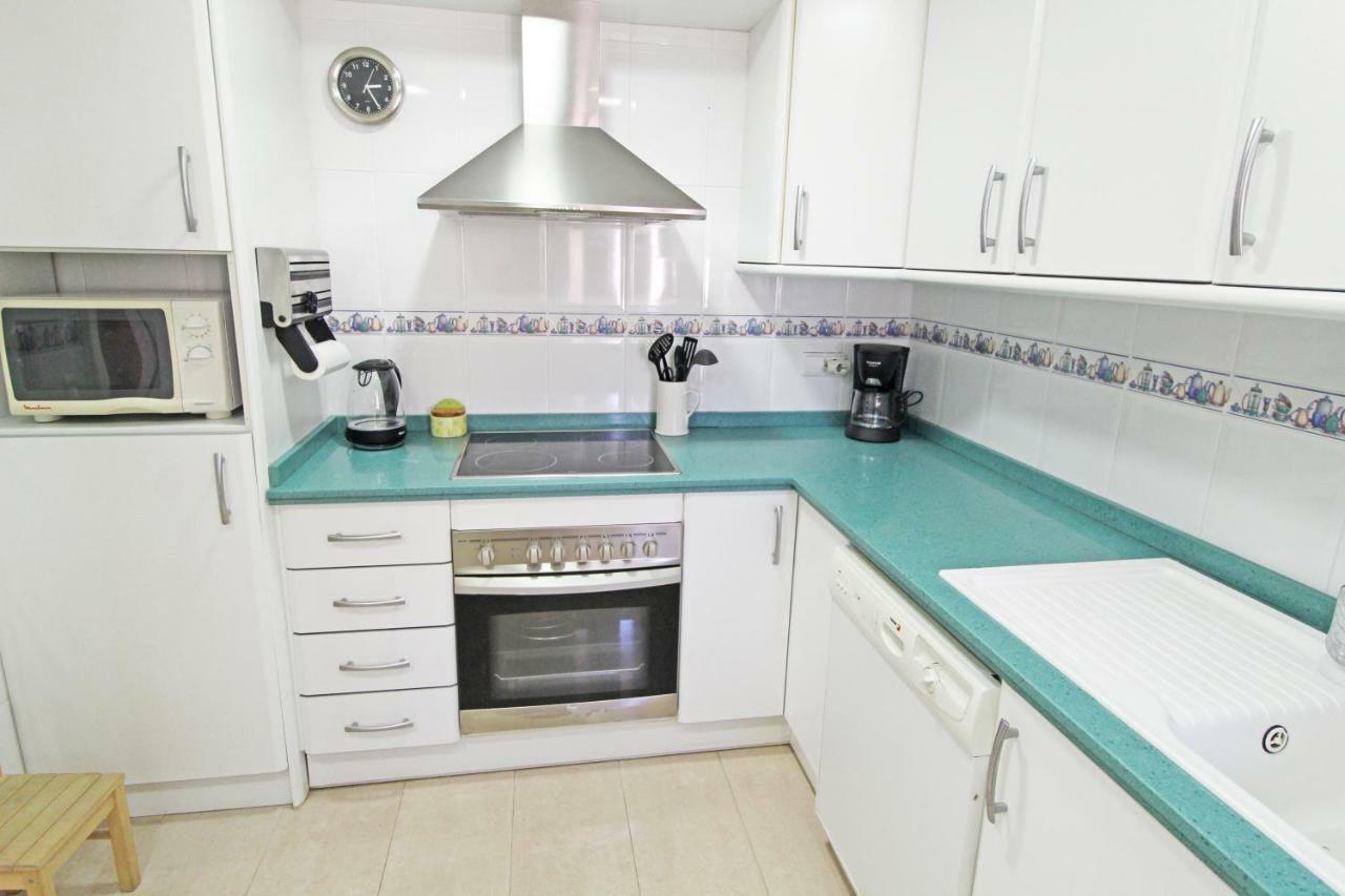 Апартаменти 1A Linea Playa San Juan. Vistas. Piscina. Bbq. Gym Ел-Кампельйо Екстер'єр фото